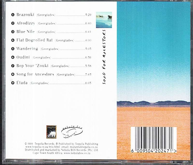 Greg Georgiades / The Mutant Harmony Trio - Song for Ancestors CD
