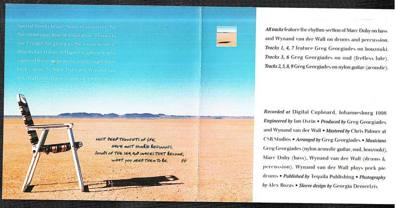 Greg Georgiades / The Mutant Harmony Trio - Song for Ancestors CD