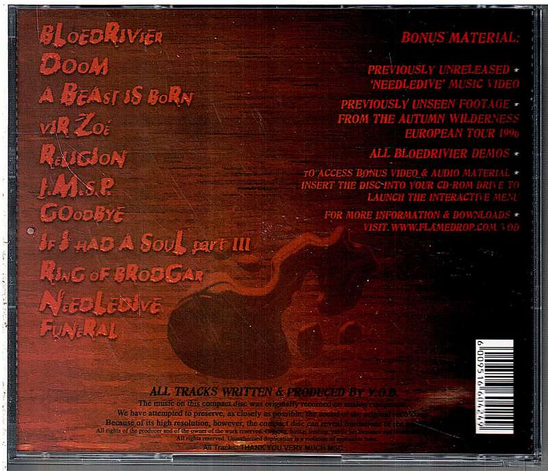 Voice Of Destruction  Bloedrivier (10th Anniversary Special Edition) CD