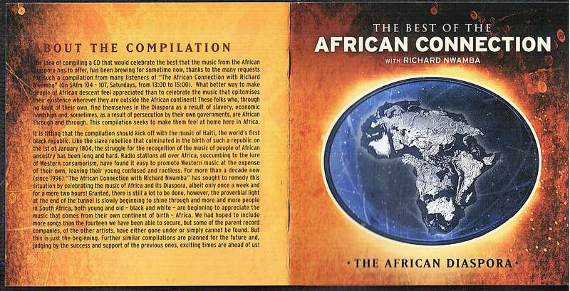 Various - The Best of the African Connection with Richard Nwamba: The African Diaspora CD slipcase