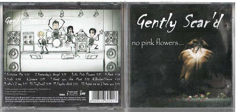 Gently Scar'd  No Pink Flowers CD