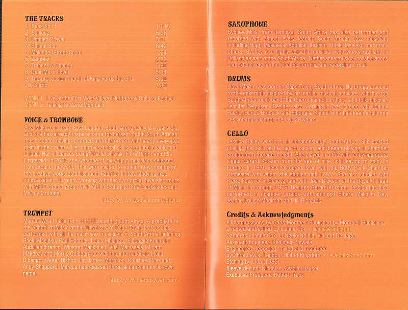 Carlo Mombelli & the Prisoners of Strange - Live @ the Fort West Village Festival, 24 Oct 2004 DVD