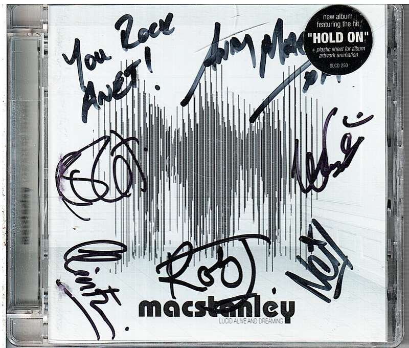 Macstanley - Lucid, Alive and Dreaming CD [BOOKLET INSCRIBED BY BAND]