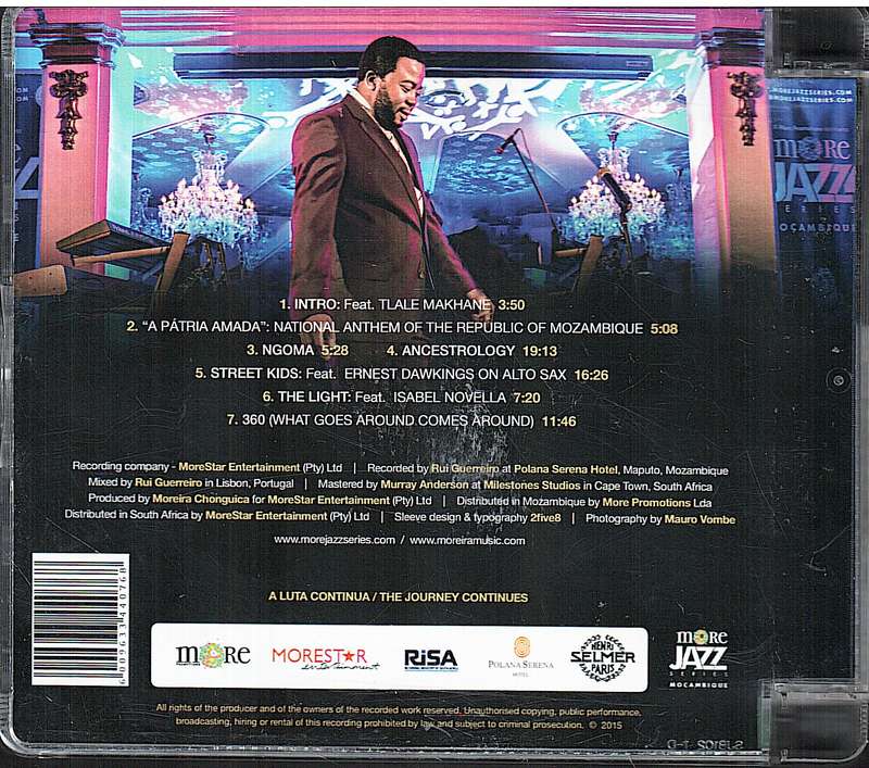 Moreira Chonguica - Live at Polana Serena Hotel Maputo, Mozambique CD