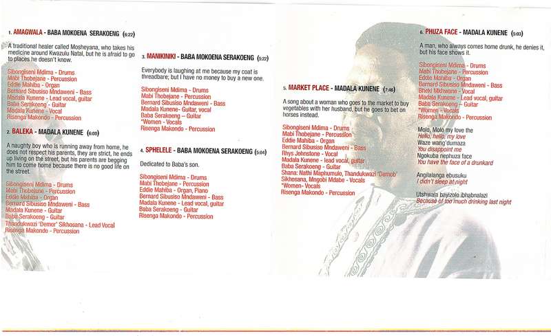 Madala Kunene & Baba Mokoena Serakoeng - First Double 1 & 2 CD