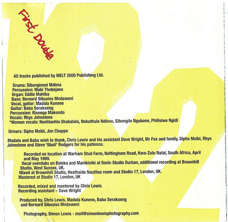 Madala Kunene & Baba Mokoena Serakoeng - First Double 1 & 2 CD