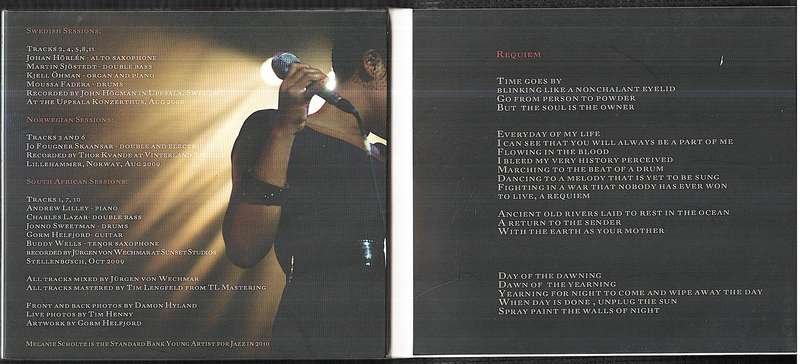 Melanie Scholtz - Living Standards CD Digipak