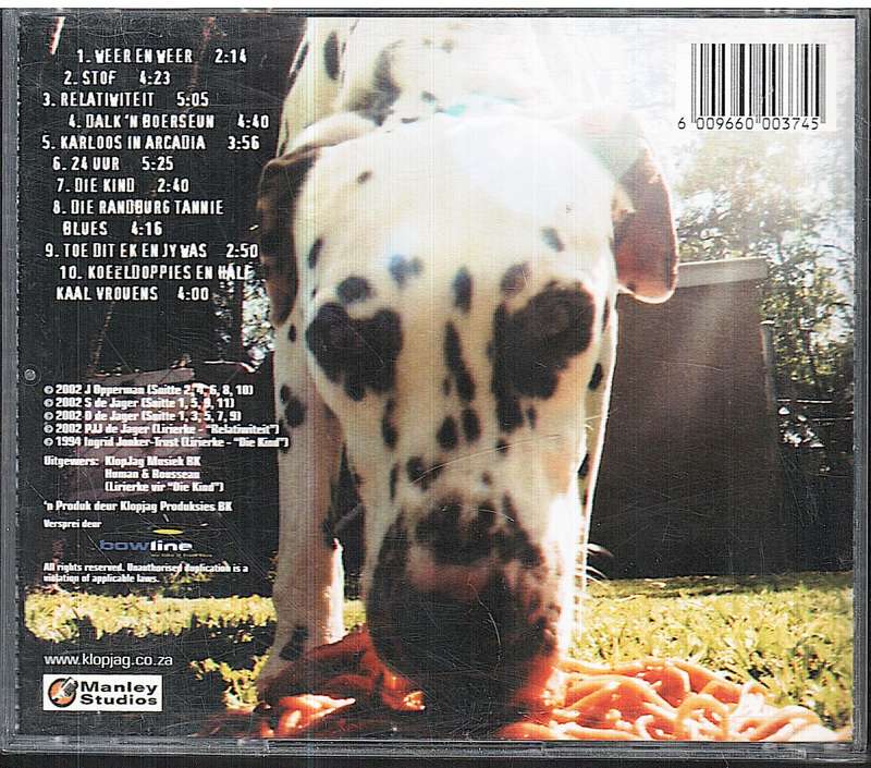 Klopjag - 13/02 CD (Signed by band)