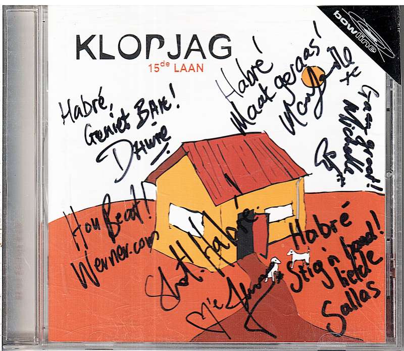 Klopjag - 15de Laan CD [SIGNED/INSCRIBED]