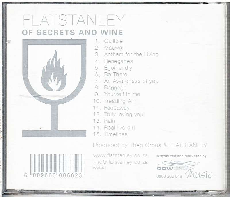 Flat Stanley (later Macstanley) - Of Secrets and Wine CD
