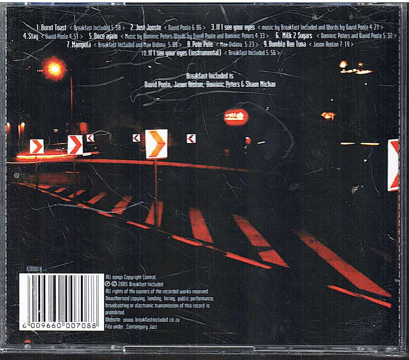 Breakfast Included - Night Work Ahead CD