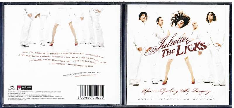 Juliette & The Licks -You're Speaking My Language CD
