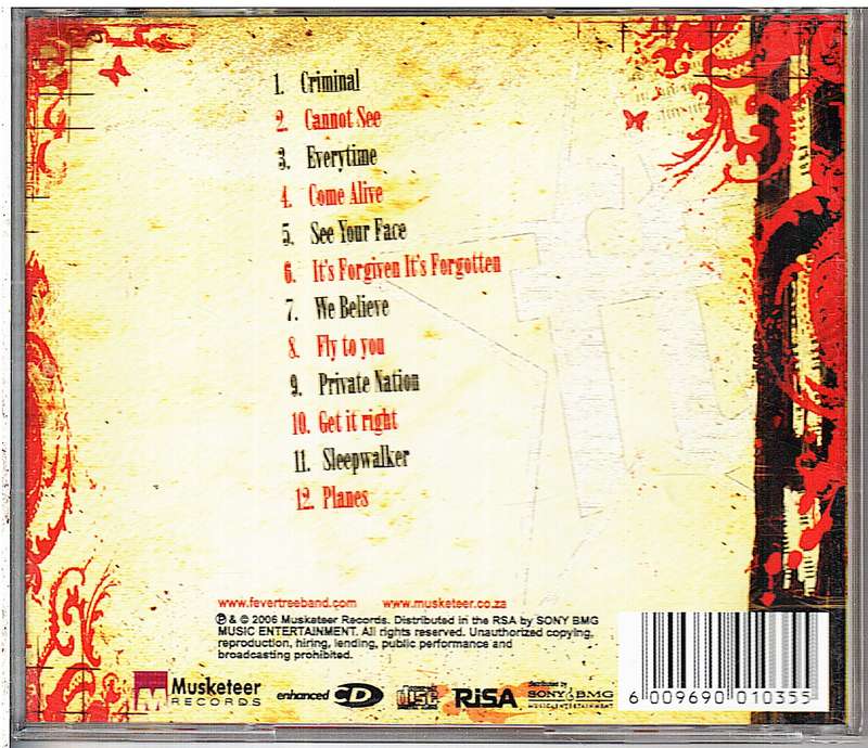Fevertree - Under a New Regime CD [INSCRIBED BY BAND]