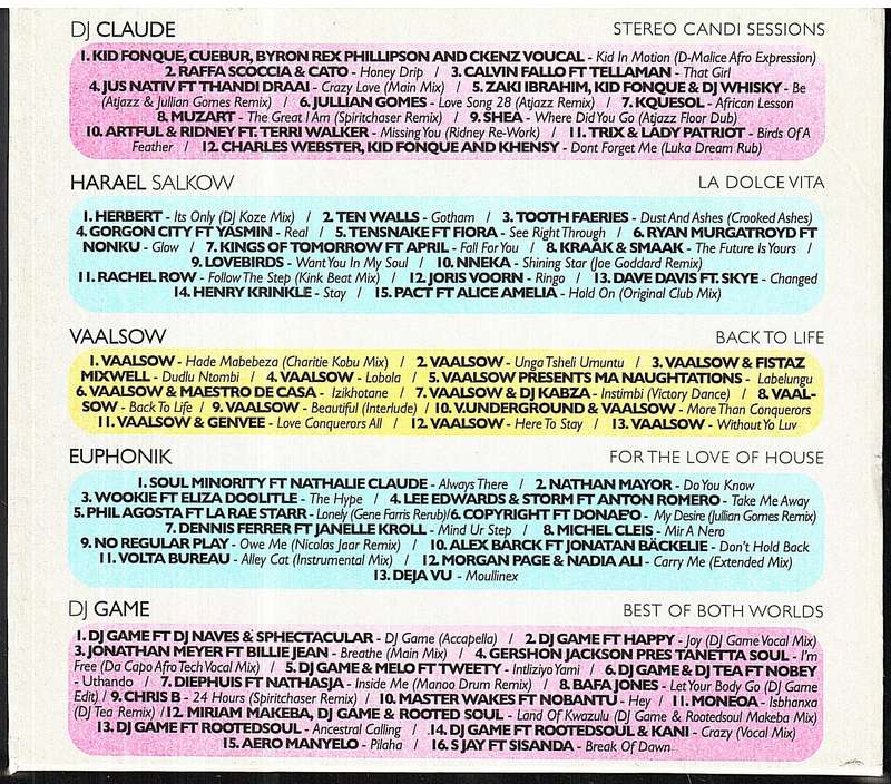 Various - Soul Candi Sessions 2014 5xCDs [DJ Claude | Harael Salkow | Vaalsow | Euphonik | DJ Game]