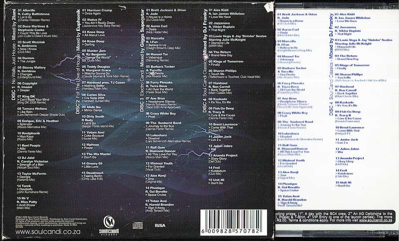 Various - Soul Candi Session Four 4 x CDs in cardboard slip cover