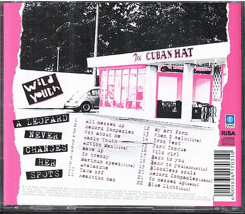 Wild Youth - A Leopard Never Changes Her Spots CD