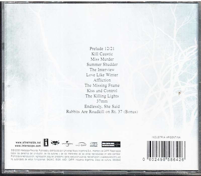 AFI (A Fire Inside) - Decemberunderground CD