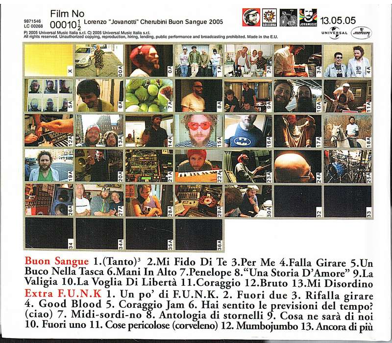 Lorenzo "Jovanotti" Cherubini - Buon Sangue 2005 Double CD