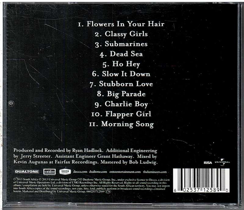 The Lumineers - The Lumineers CD