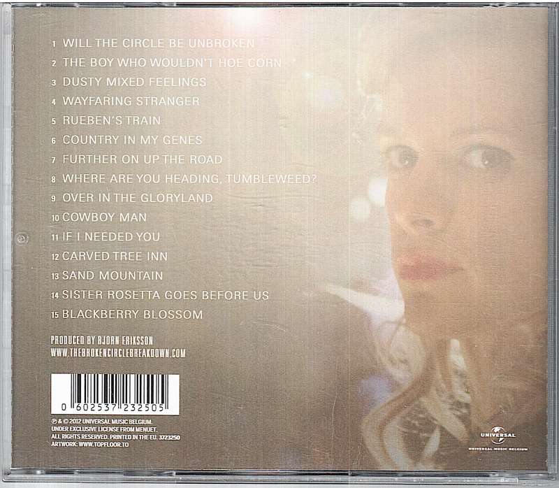 The Broken Circle Breakdown Bluegrass Band - The Broken Circle Breakdown Movie Soundtrack CD