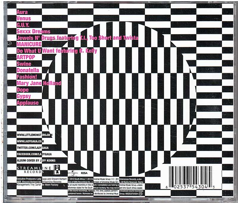 Lady Gaga - Artpop CD