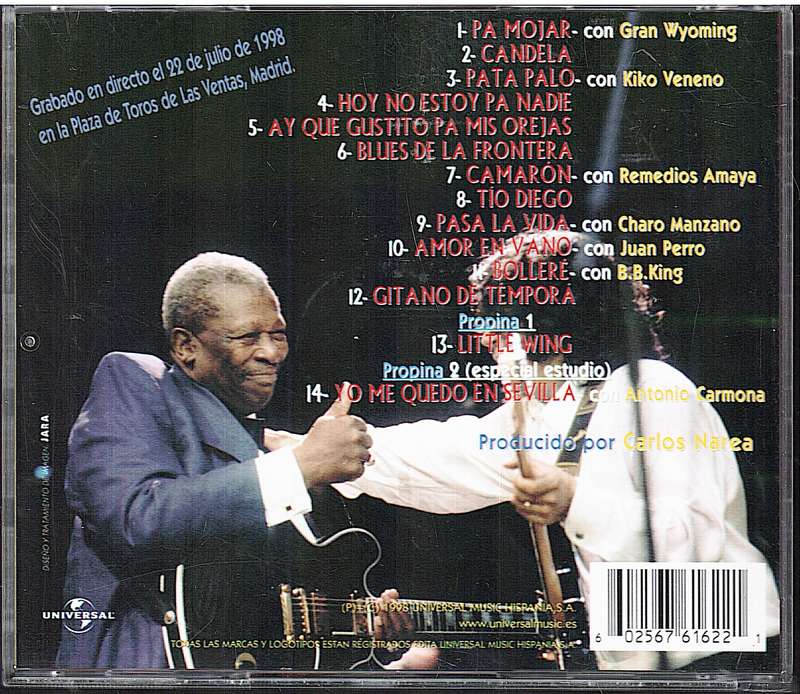 Raimundo Amador (en directo) - Noche de Flamenco y Blues CD