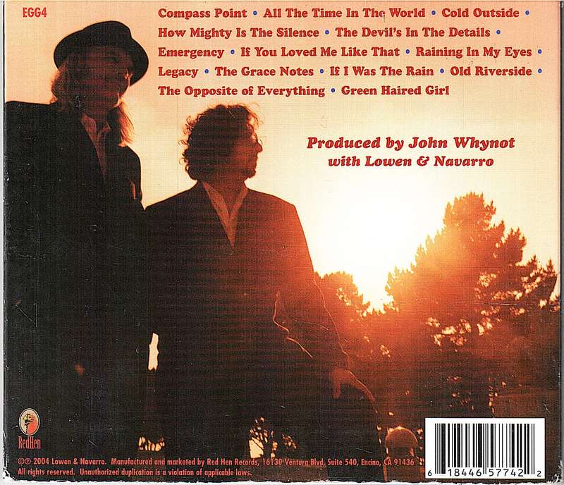Lowen & Navarro - All The Time In The World CD