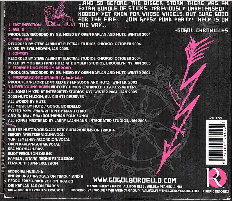 Gogol Bordello - East Infection CD (EP)