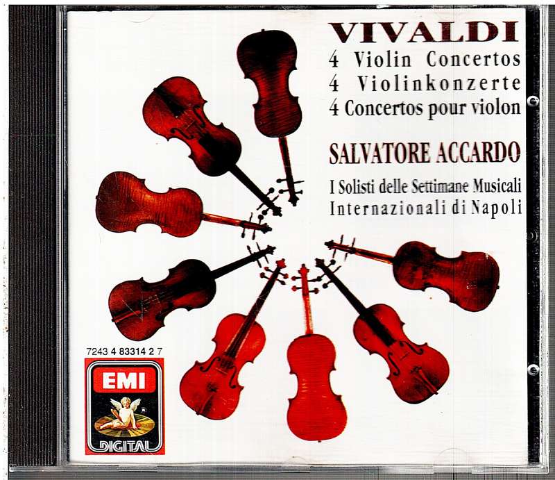 Vivaldi: 4 Violin Concertos - Salvatore Accardo,  Settimane Musicali Internazionali di Napoli CD