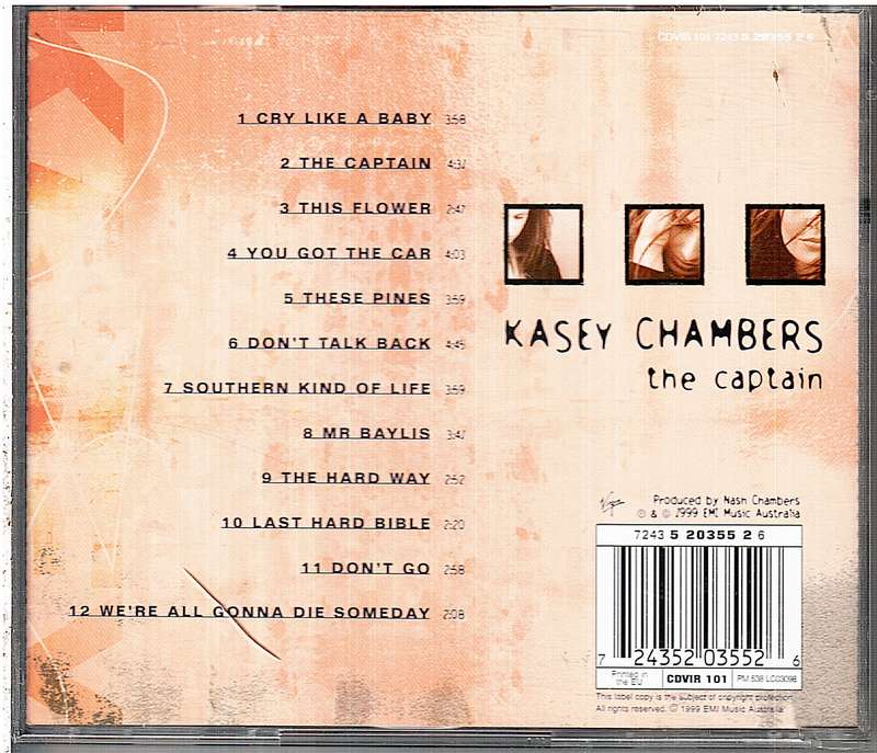 Kasey Chambers - The Captain CD
