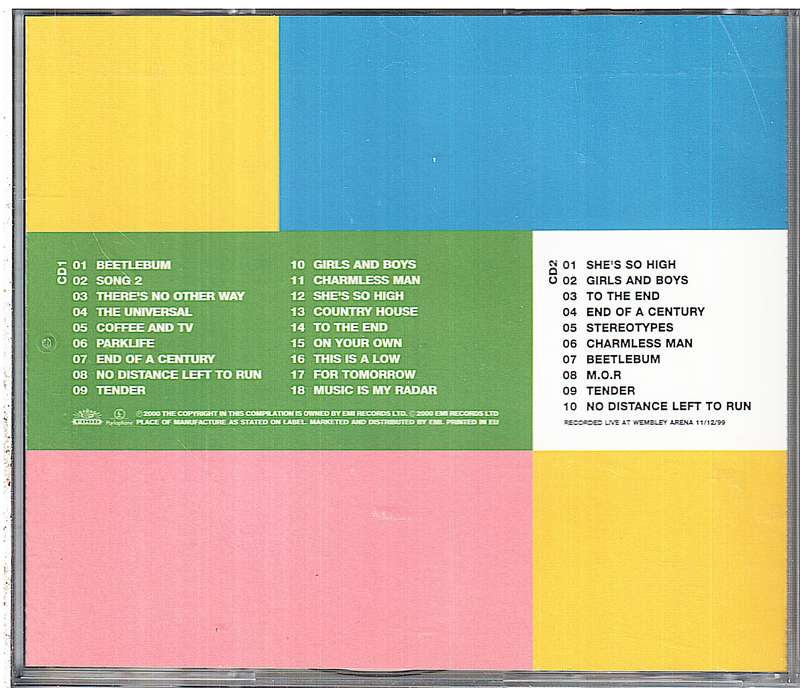 Blur - Blur: The Best of Special Edition Double CD