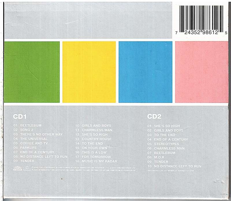 Blur - Blur: The Best of Special Edition Double CD