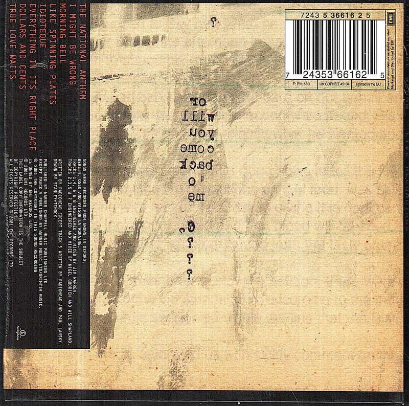 Radiohead - I Might Be Wrong: Live Recordings (EP) CD Digipak