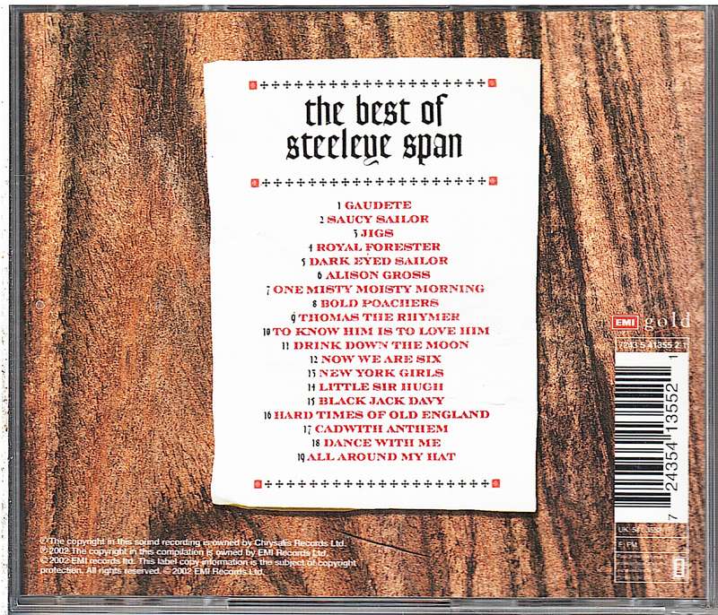 Steeleye Span - The Best Of Steeleye Span CD