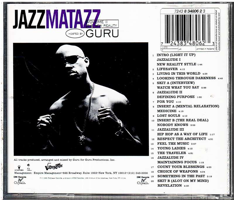 Guru  Jazzmatazz Volume II: The New Reality CD