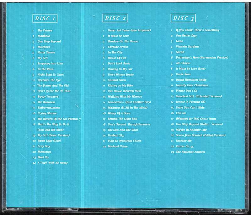 Madness - The Business: The Definitive Singles Collection 3 CD Box set