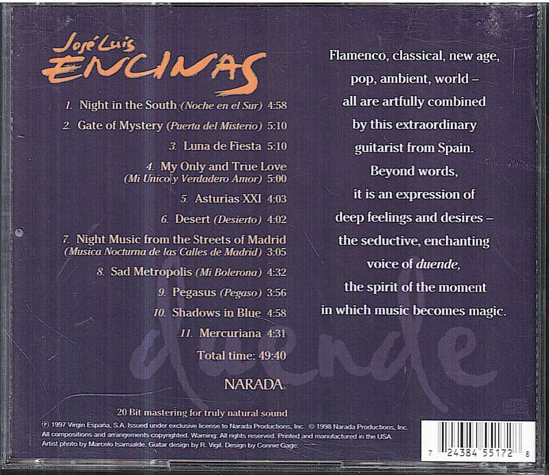 Jose Luis Encinas - Duende CD