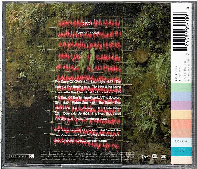 Peter Gabriel - OVO CD