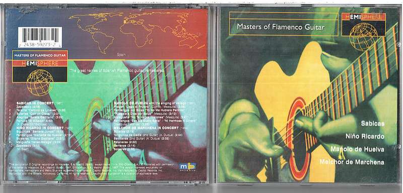 Masters of Flamenco Guitar: Sabicas / Nino Ricardo / Manolo de Huelva / Melchor de Marchena CD