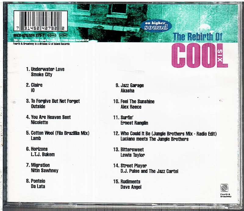 Various - The Rebirth Of Cool Volume Six CD
