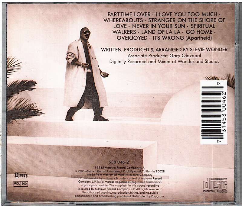 Stevie Wonder - In Square Circle CD