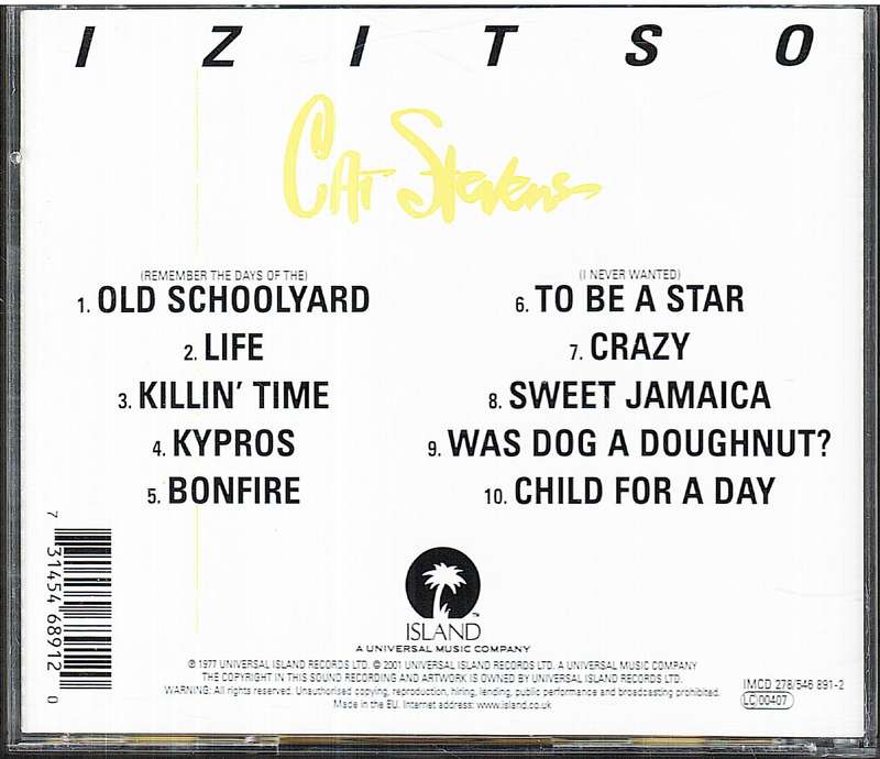 Cat Stevens - Izitso CD