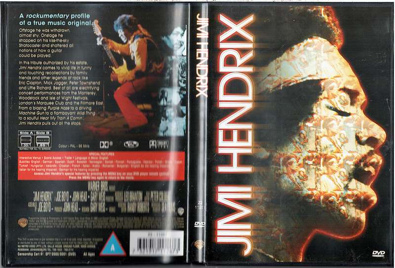 Jimi Hendrix - Jimi Hendrix DVD (Double-sided)