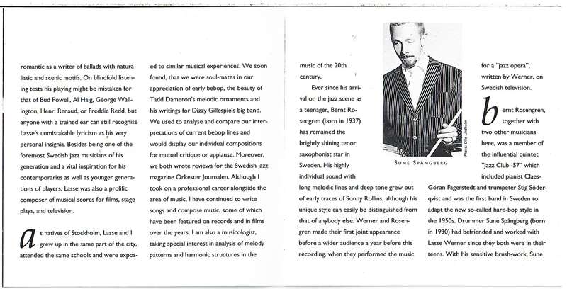 Lasse Werner & Bernt Rosengren  Bombastica! 1959-60 CD