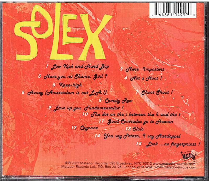 Solex - Low Kick and Hard Bop CD