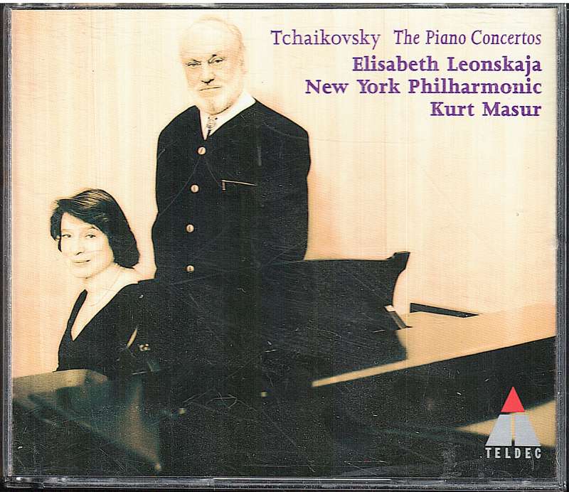 Tchaikovsky: The Piano Concertos - Elisabeth Leonskaja, NY Philharmonic, Kurt Masur 2 CD set