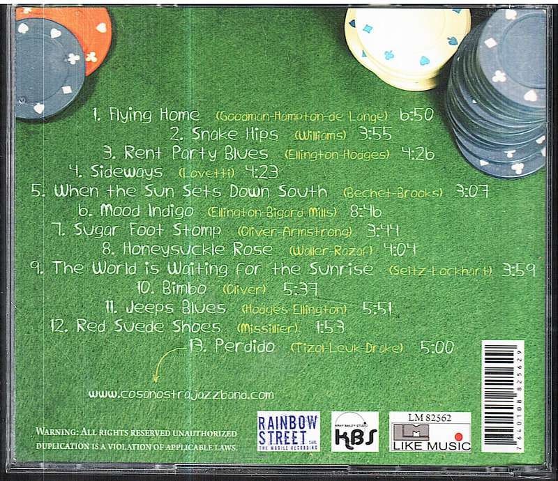 Cosa Nostra Jazz Band - No Bluff! CD