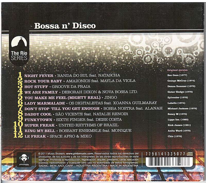 Various Artists - Bossa n Disco CD Digipak [ARGENTINIAN PRESSING]