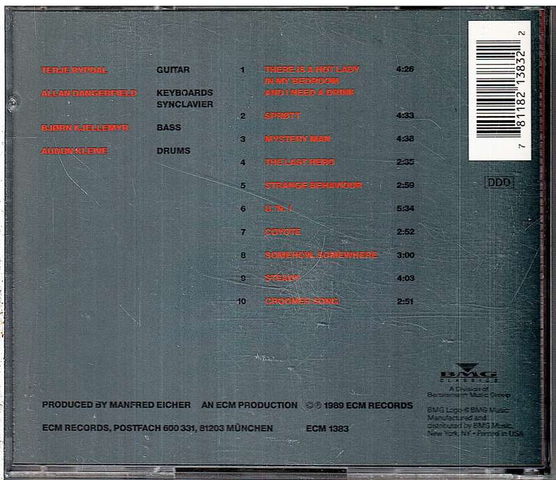Terje Rypdal - The Singles Collection CD [US IMPORT]