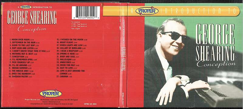 George Shearing - Conception CD [A Proper Introduction to...]